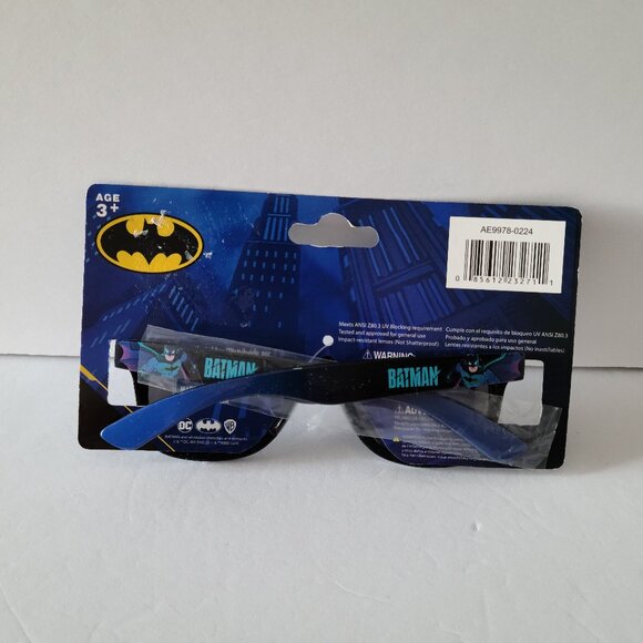 BATMAN (1 ITEM) HOT WHEELS (1 ITEM) TODDLER BOY'S SUNGLASSES AGE 3+ 100% UV - Picture 3 of 5